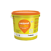 Краска фасадная силикатная Ветонит.тон силикат 100А 25кг,н RAL1013 (жемчужно-белый)  (24 уп/палл) (фото)