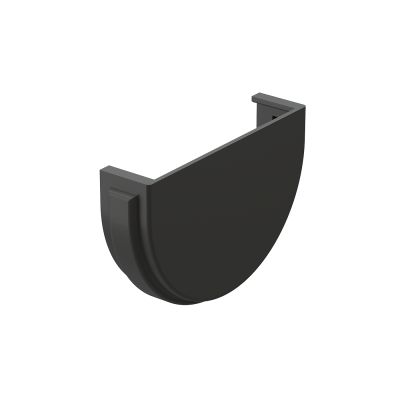 Docke PREMIUM Заглушка желоба (графит) (фото)