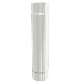 Труба соединительная D100х1000 (ПЛД-02-9010 Чистый белый-0.5) (фото)