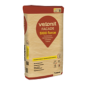 Ветонит фасад С100 форс (N) усиленная армировочно-клееевая смесь 25кг																 (фото)