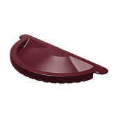 Заглушка желоба D125 (ПЛД-02-3005 Красное вино-0.6) (фото)