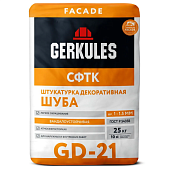 Штукатурка декоративная Шуба "Геркулес" 25 кг GD-21 (1.0-1.5 мм) (60шт) (фото)