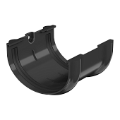  ТН ОПТИМА соединитель желоба, черный (фото)