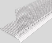 Профиль-капельник ПВХ с арм.сеткой 10 х10 2,5 м, 60 м/уп. (FASADPRO ГОСТ Р) (фото)